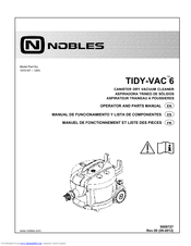 Nobles TIDY-VAC 6 Operator And Parts Manual