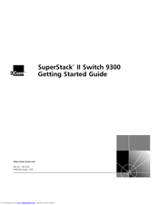 3Com SuperStack II Switch 9300 Getting Started Manual