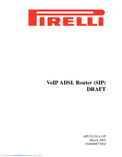 Pirelli ARV3515J-A-GP Manual