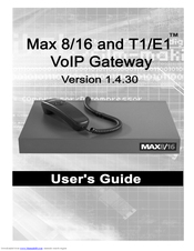 Net2Phone Max E1 User Manual
