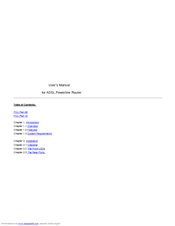 Conexant AccessRunner CX82310 User Manual