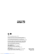 Inter-m RM-911DW Operation Manual