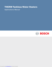 Bosch THERM 940 ESO Applications Manual