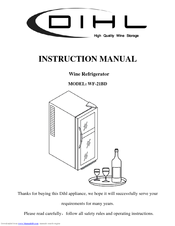 DIHL WF-21BD Instruction Manual
