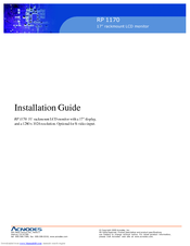 Acnodes RP 1170 Installation Manual