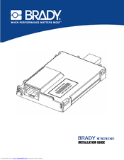 Brady Network card Installation Manual