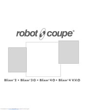 Robot Coupe Blixter 2 User Manual