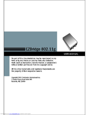 Teletronics International EzBridge User Manual