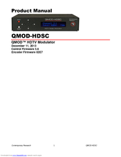 QMOD QMOD-HDSC Product Manual