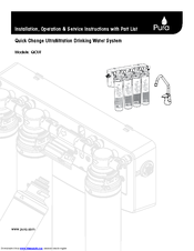 Pura QCUF Installation & Operation Manual