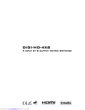 Intelix DIGI-HD-4X8 Installation Manual