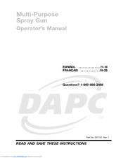 DAPC Multi-Purpose Spray Gun Operator's Manual