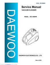 Daewoo RCC-9508HR Service Manual
