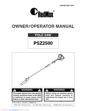 RedMax PSZ2500 Owner's/Operator's Manual