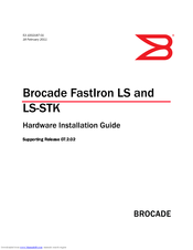 Brocade Communications Systems LS-STK Installation Manual