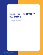 Creative PC-DVD 5X User Manual