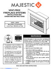 Majestic 33ISDG Installation And Operating Instructions Manual