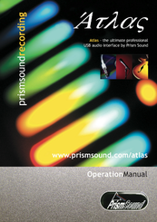 Prism Sound Atlas Operation Manual