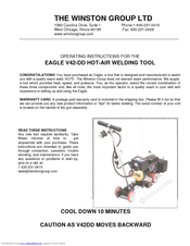 Winston EAGLE V42-DD Operating Instructions Manual