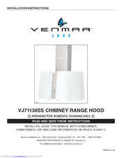 Venmar VJ71130SS Installation Instructions Manual