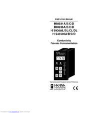 Hanna Instruments HI8936AL Instruction Manual