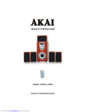 Akai HT001UA-5505U Instruction Manual