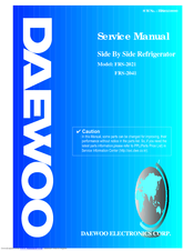 Daewoo FRS-2021 Service Manual