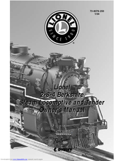 Lionel 73-8076-250 2-8-4 Berkshire Steam Locomotive and Tender Owner's Manual