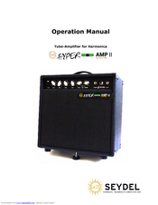 Seydel Hyperamp HA1510REV Operation Manual
