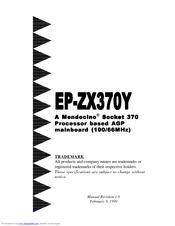 EPOX EP-ZX370Y User Manual