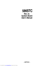 DFI 586STC User Manual