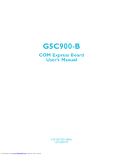 DFI G5C900-B User Manual
