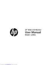 HP l240W User Manual