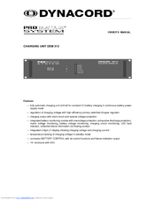 Dynacord Pro Matrix System DEM 313 Owner's Manual