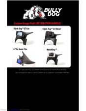 Bully Dog Triple Dog GT Gas Installation Manual