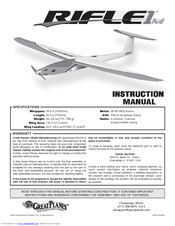 GREAT PLANES Rifle 1M Instruction Manual