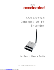 Accelerated Concepts NetReach AC-NR-102 User Manual