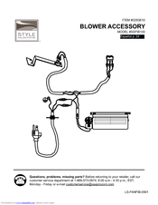 Style selections SSFIB100 Installation And Operating Instructions Manual