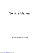 Daewoo DS-360 Service Manual