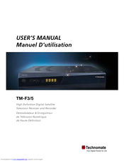 Technomate TM-F3/5 User Manual