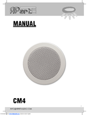 APart-Audio CM4 Manual