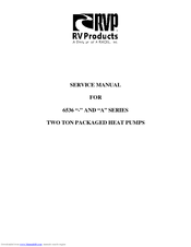 RV Products 6536-A SERIES Service Manual