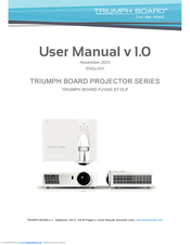 TRIUMPH BOARD PJ1000 ST DLP User Manual