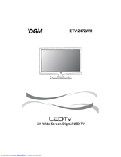 DGM LTV-4092WH Owner's Manual