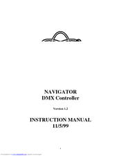 Ryger NAVIGATOR DMX Controller Instruction Manual