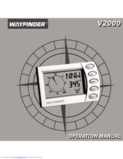 WayFinder V2000 Operation Manual