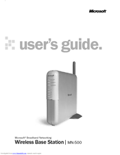 Microsoft MN 500 - Broadband Networking Wireless Base Station Router User Manual