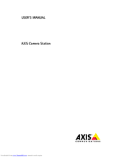 AXIS Camera Station User Manual