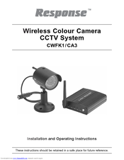 Response CWFK1/CA3 Installation And Operating Instructions Manual