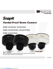 Digital Watchdog Snapit DWC-V4363DB Manual
